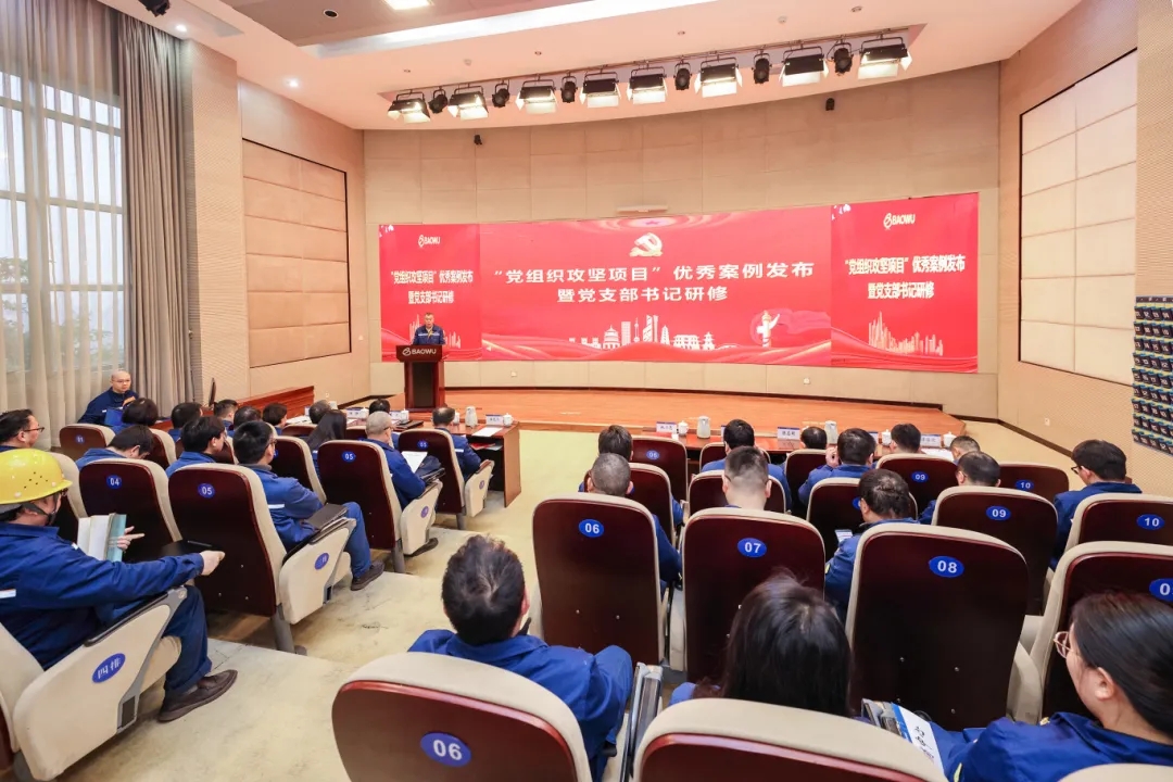 重慶鋼鐵開展“黨組織攻堅項目”優(yōu)秀案例發(fā)布暨黨支部書記研修